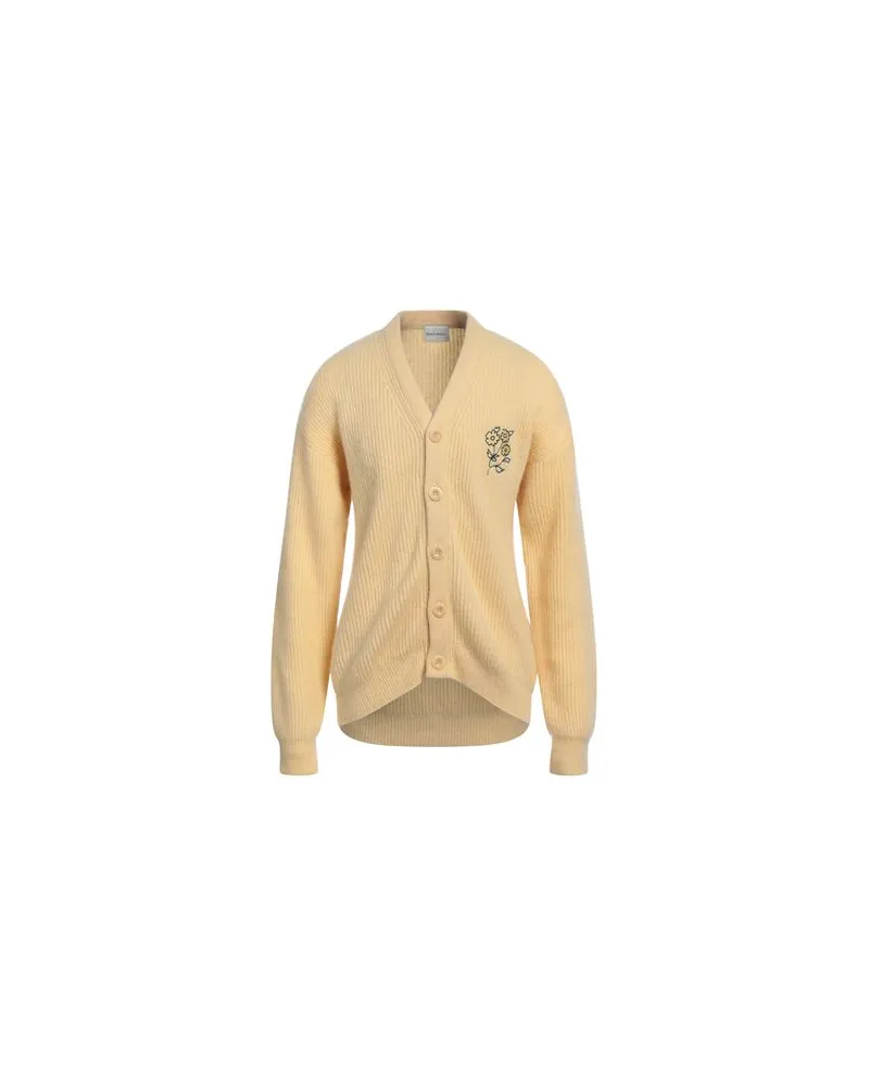 Drôle de Monsieur STRICKWAREN - Strickjackenauf YOOX.COM Pastellgelb