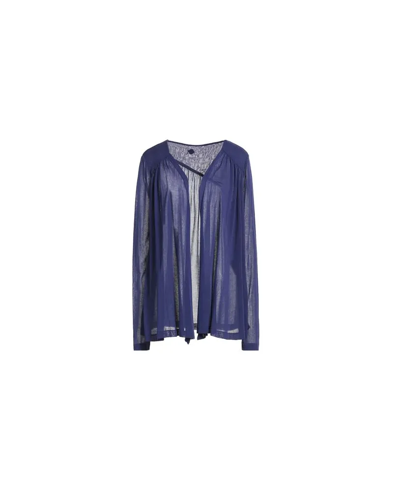 Frankie Morello STRICKWAREN - Strickjackenauf YOOX.COM Blau