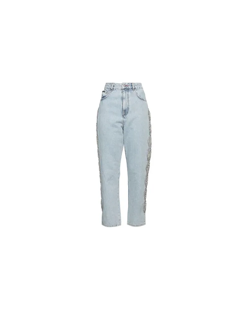 Philipp Plein HOSEN & RÖCKE - Jeanshosenauf YOOX.COM Blau