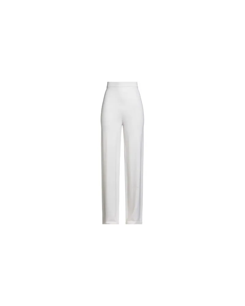 Max Mara LEISURE - HOSEN & RÖCKE - Hosenauf YOOX.COM Elfenbein