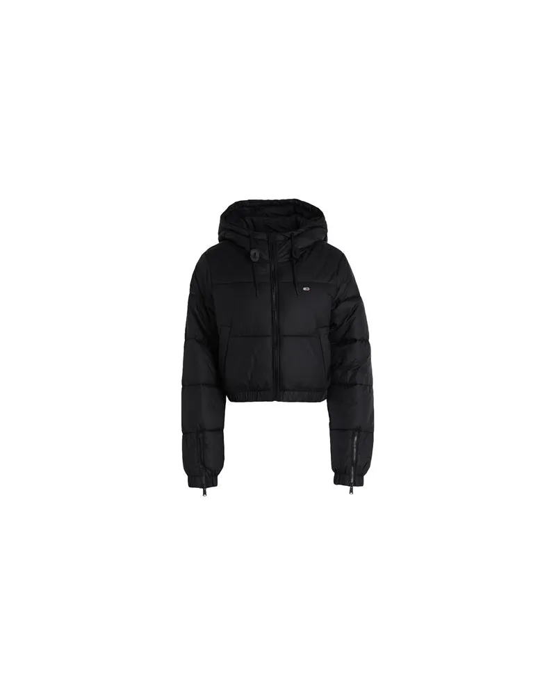 Tommy Hilfiger JACKEN & MÄNTEL - Pufferjacken & Daunenjackenauf YOOX.COM Schwarz