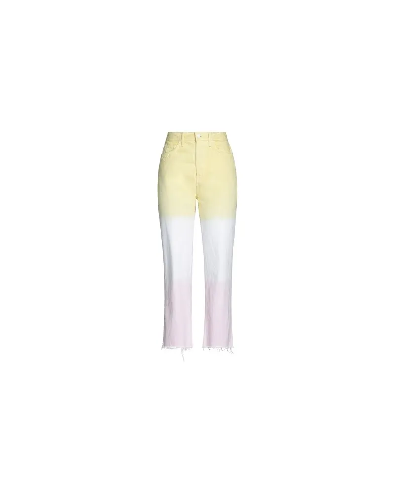 GRLFRND HOSEN & RÖCKE - Jeanshosenauf YOOX.COM Pastellgelb
