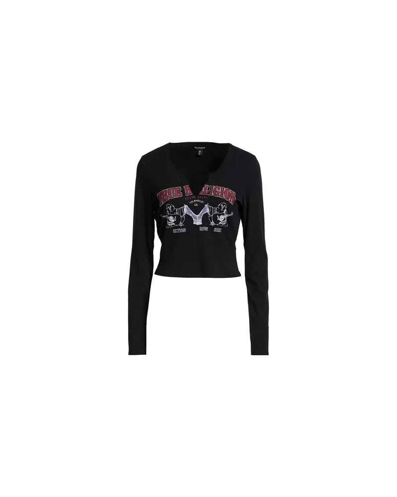 True Religion TOPS - T-shirtsauf YOOX.COM Schwarz