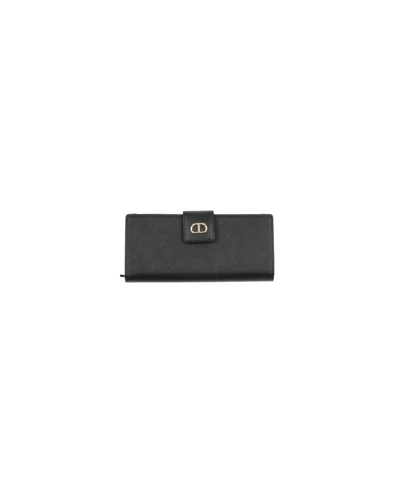 Twin-Set Kleinlederwaren - Brieftaschenauf YOOX.COM Schwarz
