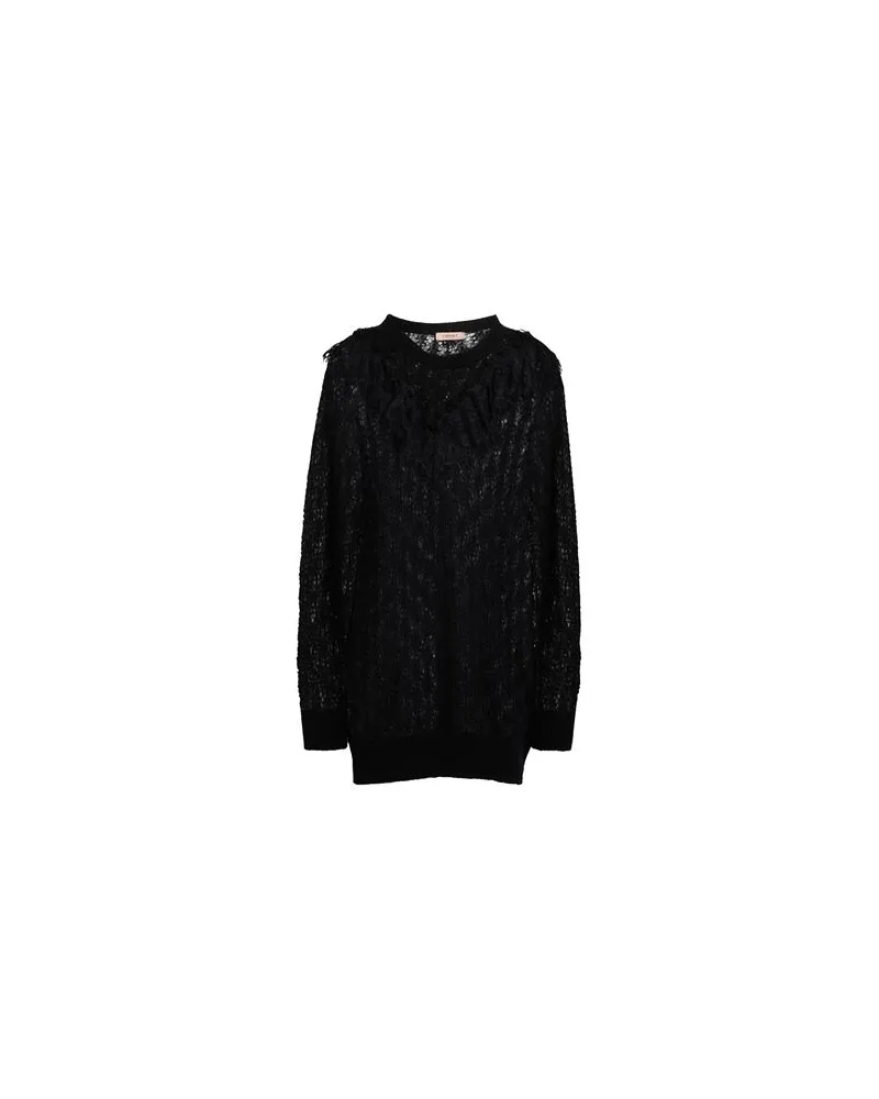 Twin-Set STRICKWAREN - Pulloverauf YOOX.COM Schwarz