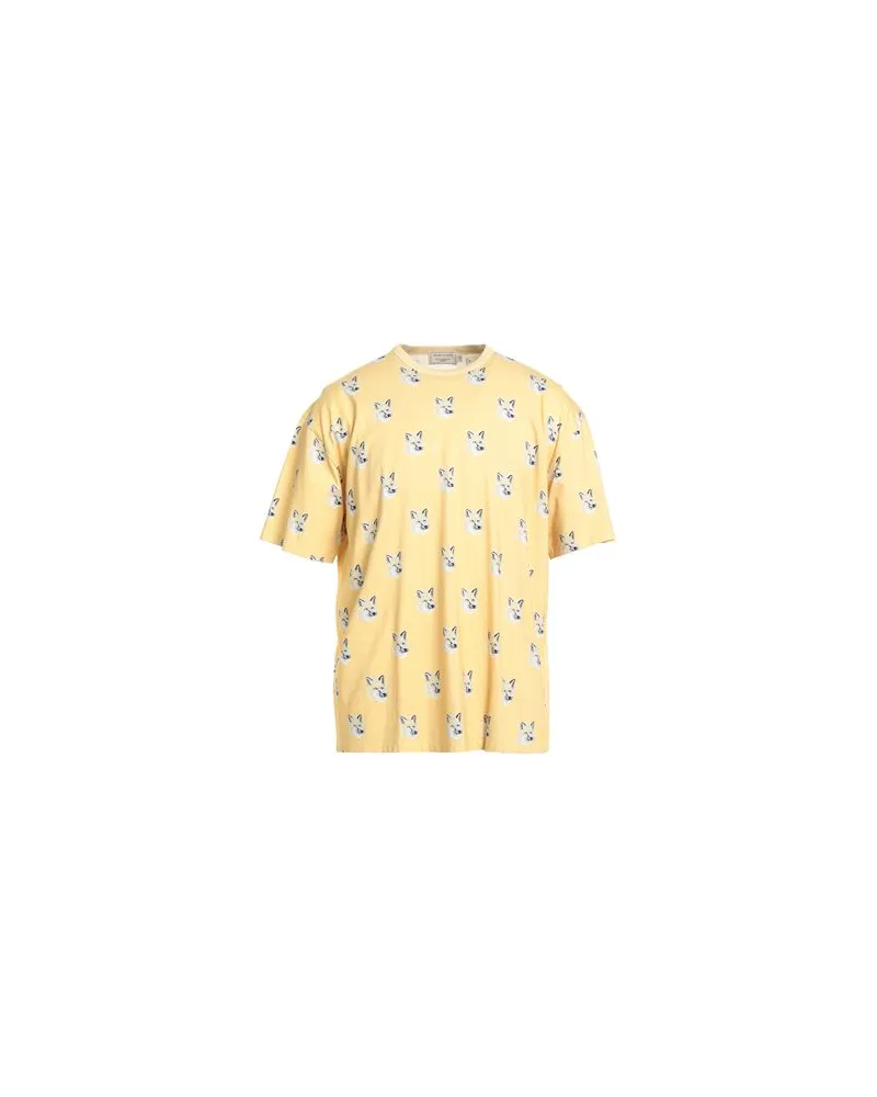 Kitsuné TOPS - T-shirtsauf YOOX.COM Pastellgelb