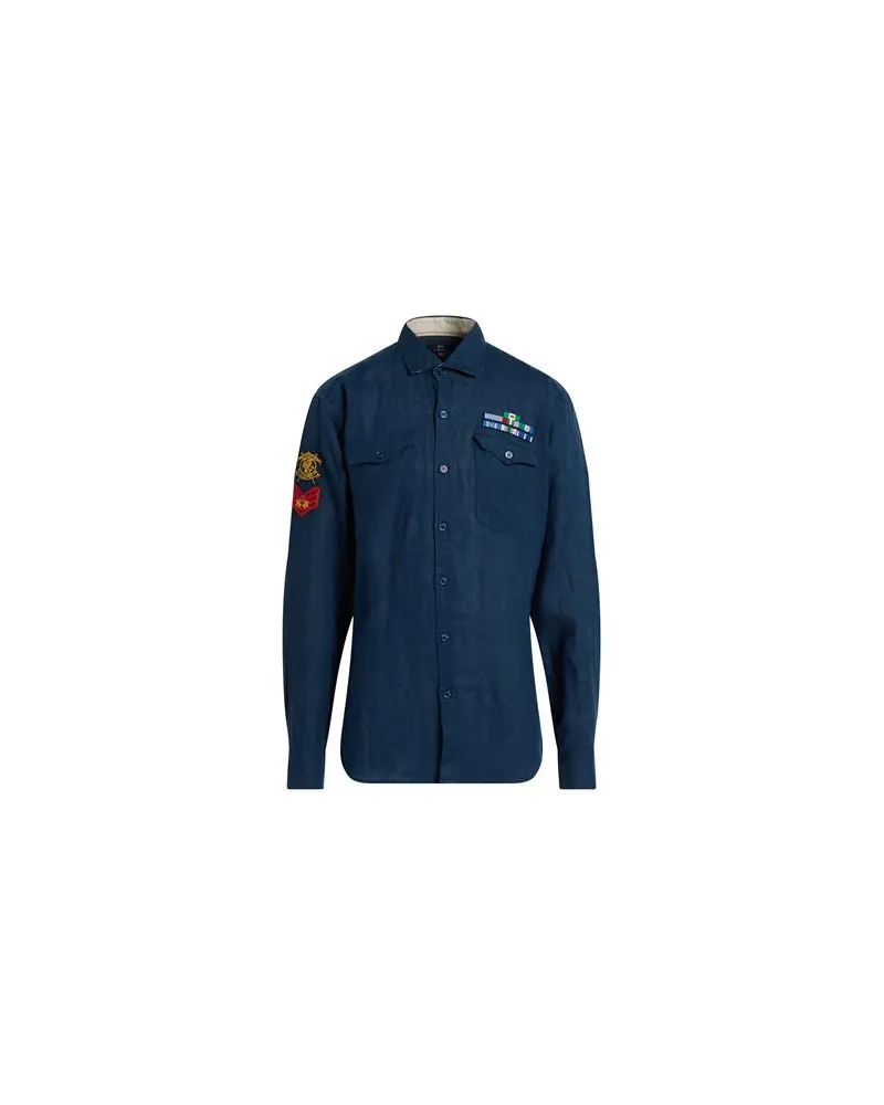 La Martina TOPS - Hemdenauf YOOX.COM Nachtblau