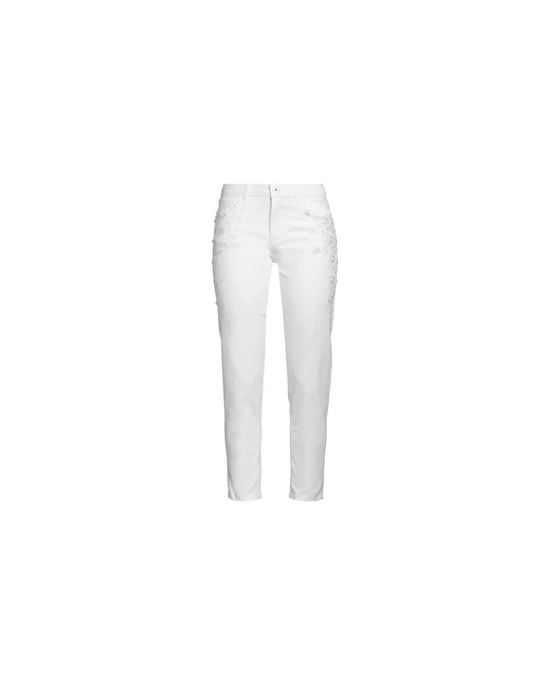 Twin-Set HOSEN & RÖCKE - Jeanshosenauf YOOX.COM Weiß