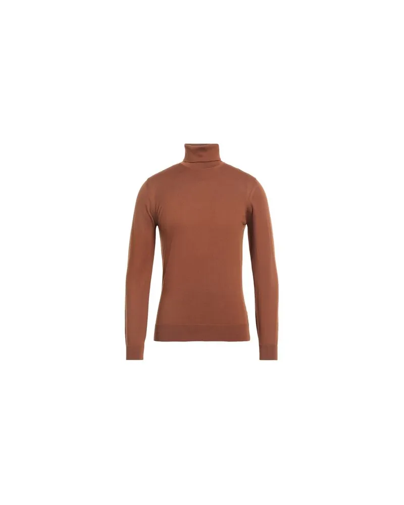 Alpha Studio STRICKWAREN - Rollkragenpulloverauf YOOX.COM Kamel