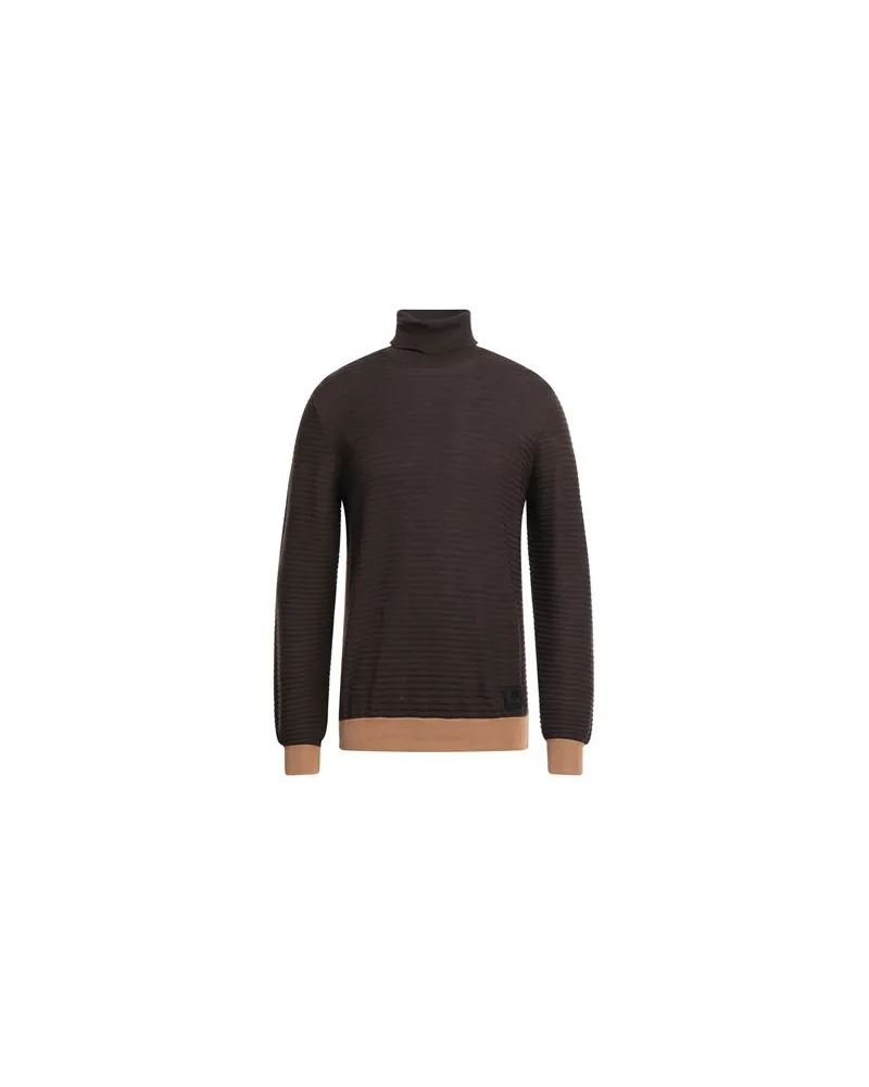 Emanuel Ungaro STRICKWAREN - Rollkragenpulloverauf YOOX.COM Dunkelbraun