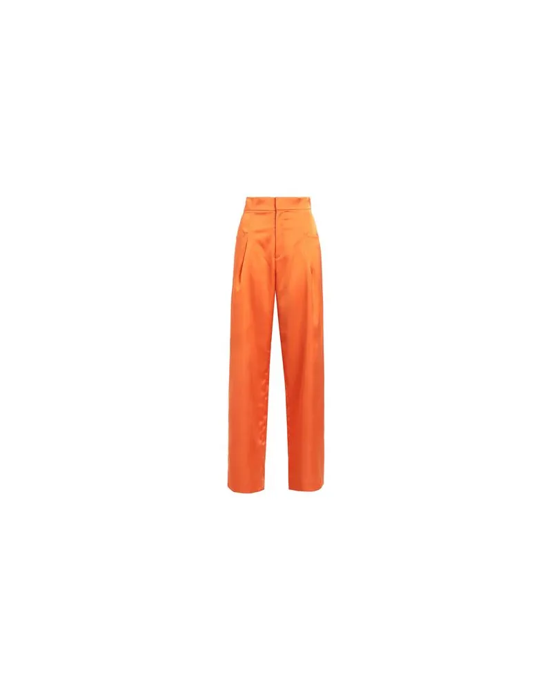 NINEMINUTES PANTALONE IN RASO  - HOSEN & RÖCKE - Hosenauf YOOX.COM Orange