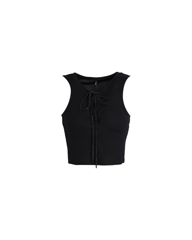 only TOPS - Topsauf YOOX.COM Schwarz