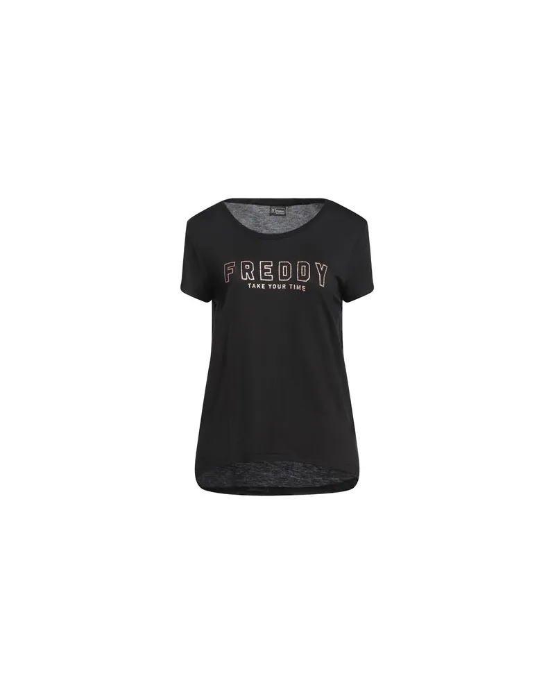 Freddy TOPS - T-shirtsauf YOOX.COM Schwarz