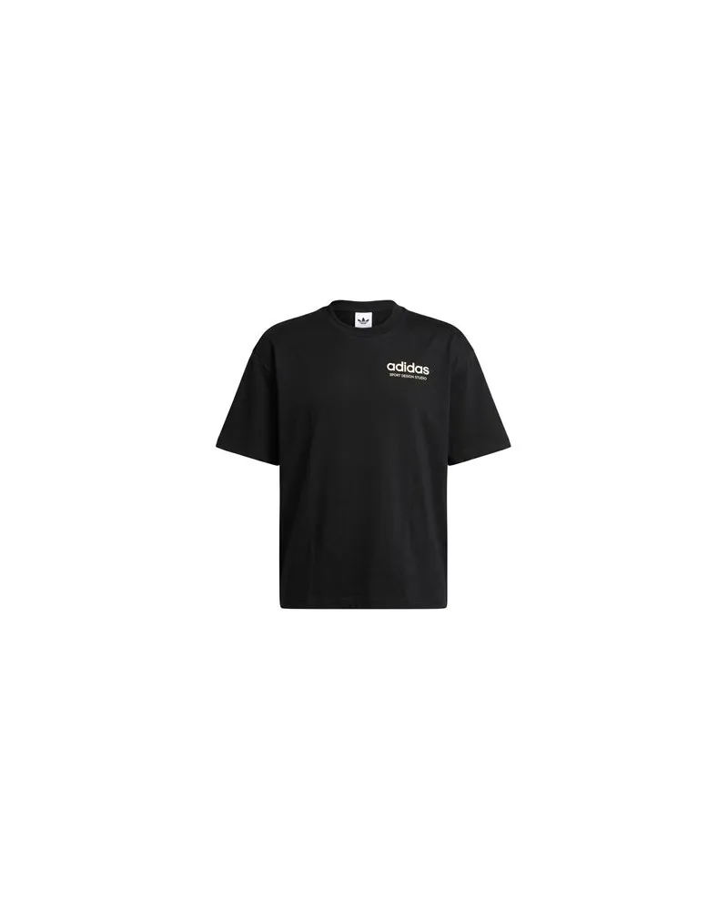 adidas ASD OTB TEE - TOPS - T-shirtsauf YOOX.COM Schwarz