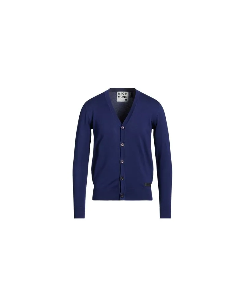 Richmond STRICKWAREN - Strickjackenauf YOOX.COM Marineblau