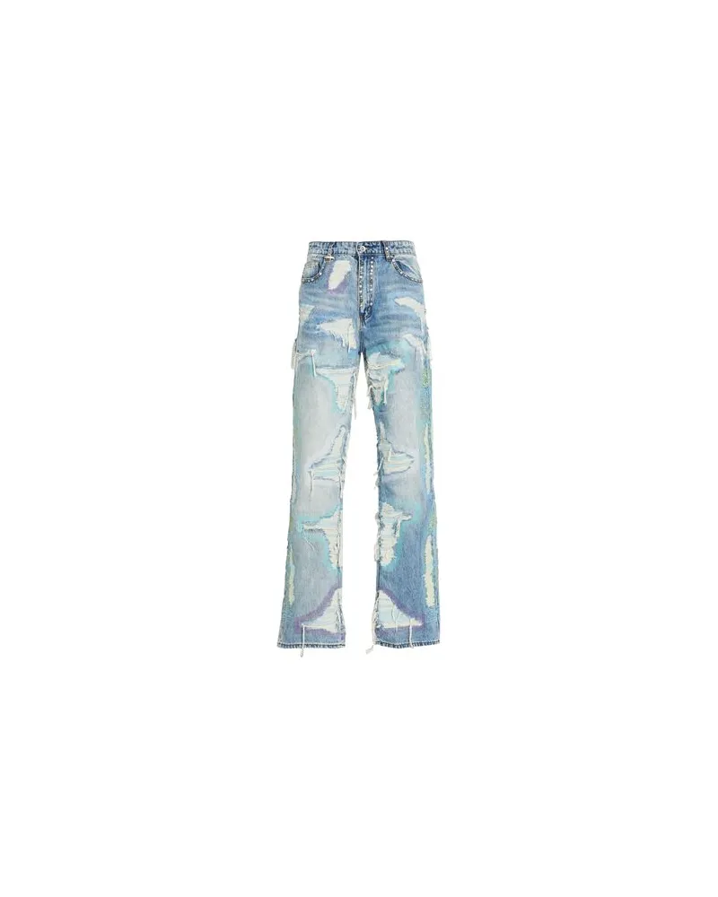 WHO DECIDES WAR HOSEN & RÖCKE - Jeanshosenauf YOOX.COM Blau