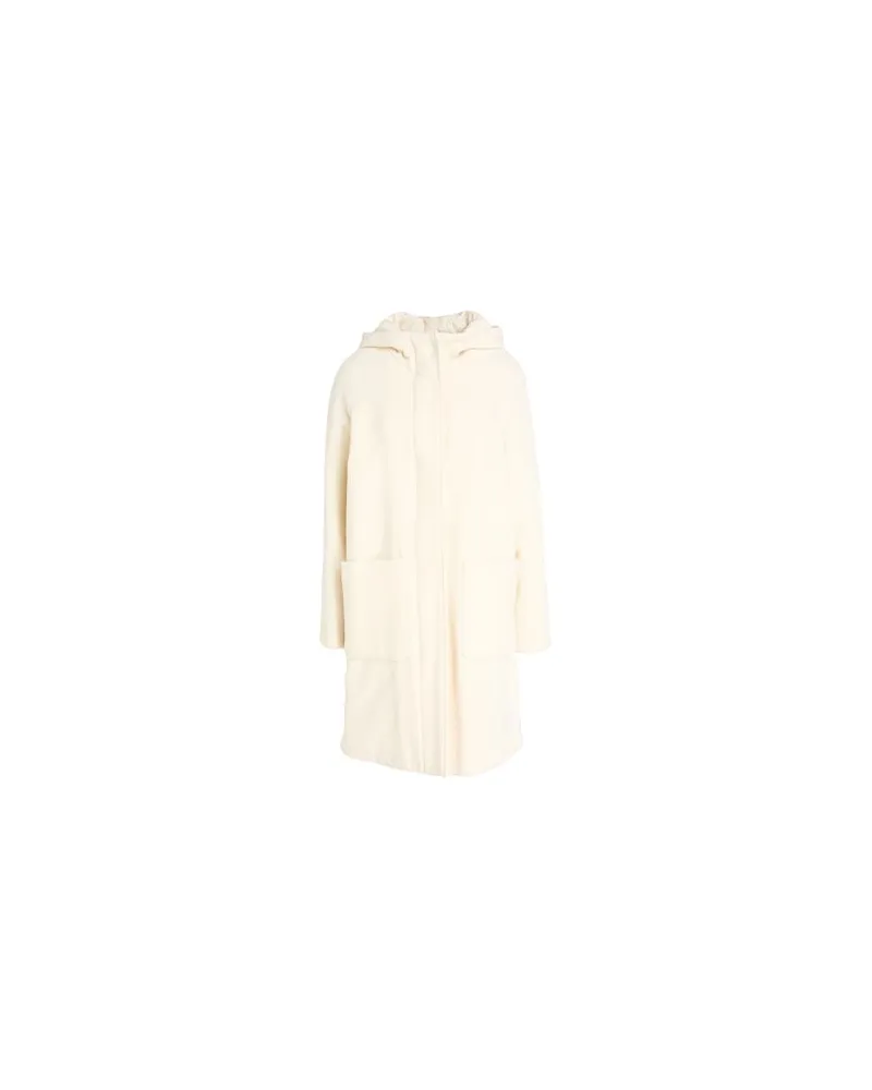 Paltò JACKEN & MÄNTEL - Mäntelauf YOOX.COM Cremeweiß