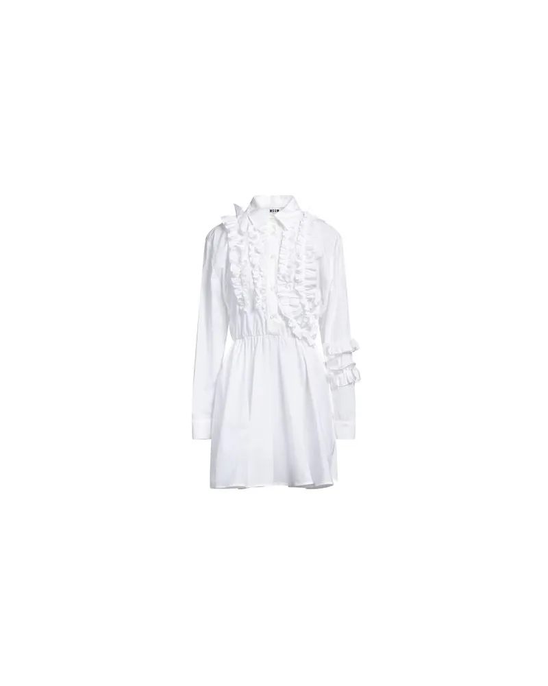 MSGM KLEIDER - Mini-Kleiderauf YOOX.COM Weiß