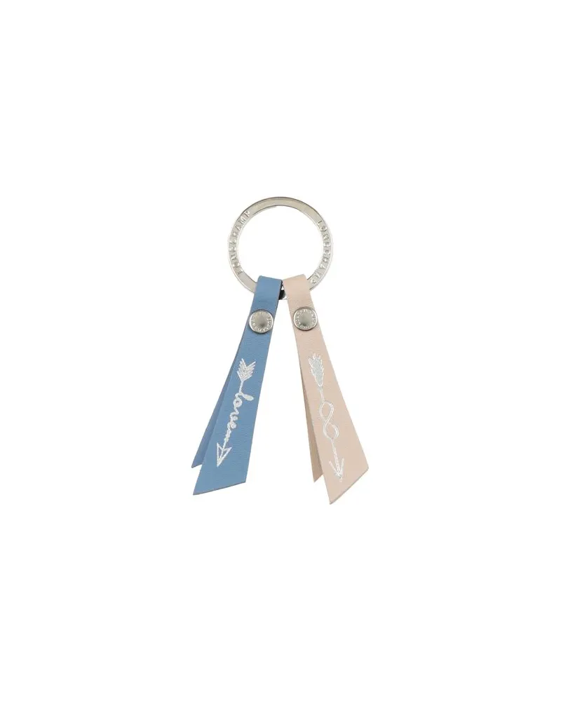 Longchamp Kleinlederwaren - Schlüsselanhängerauf YOOX.COM Taubenblau