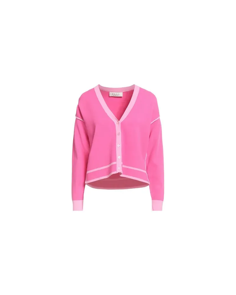 Kaos DAY BY DAY - STRICKWAREN - Strickjackenauf YOOX.COM Fuchsia