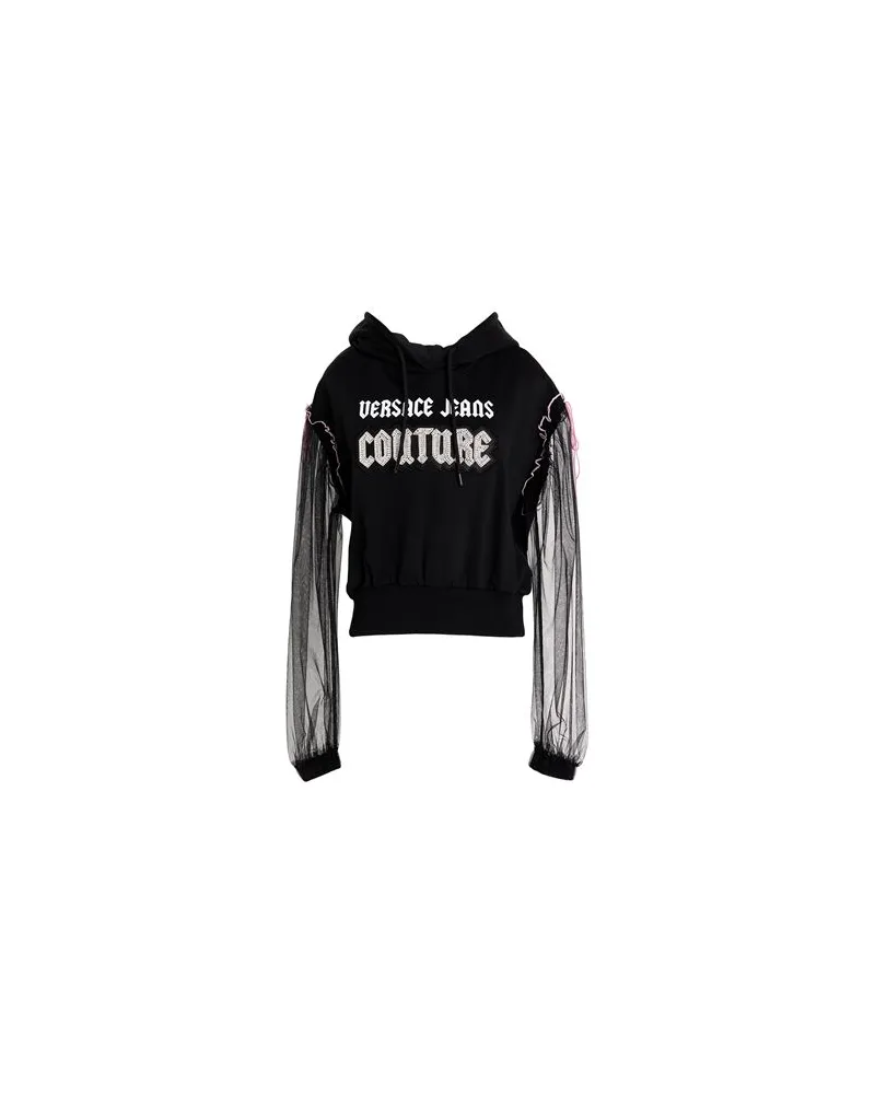 Versace Jeans TOPS - Sweatshirtsauf YOOX.COM Schwarz