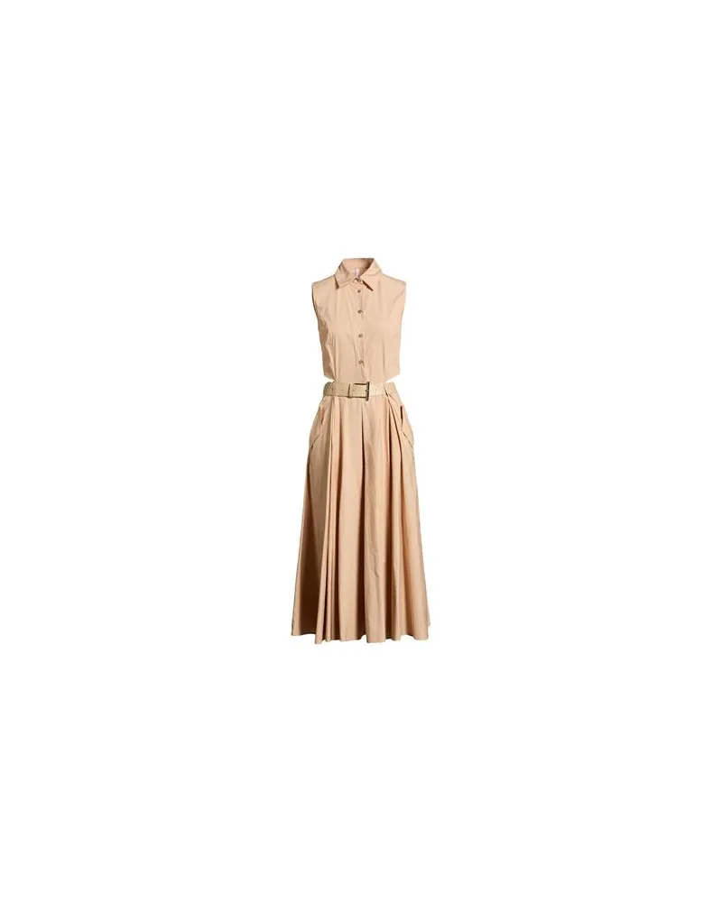 IMPERIAL KLEIDER - Maxi-Kleiderauf YOOX.COM Sand