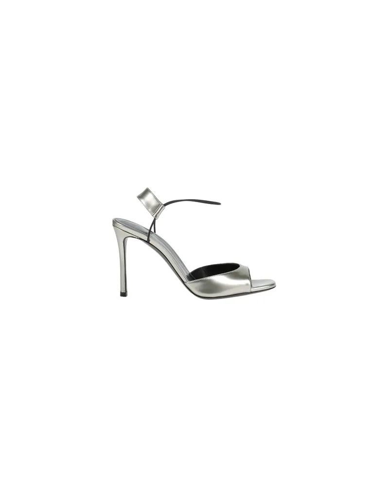 Giorgio Armani SCHUHE - Sandalenauf YOOX.COM Silber