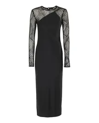 ROTATE Birger Christensen Maxi-Kleid Schwarz