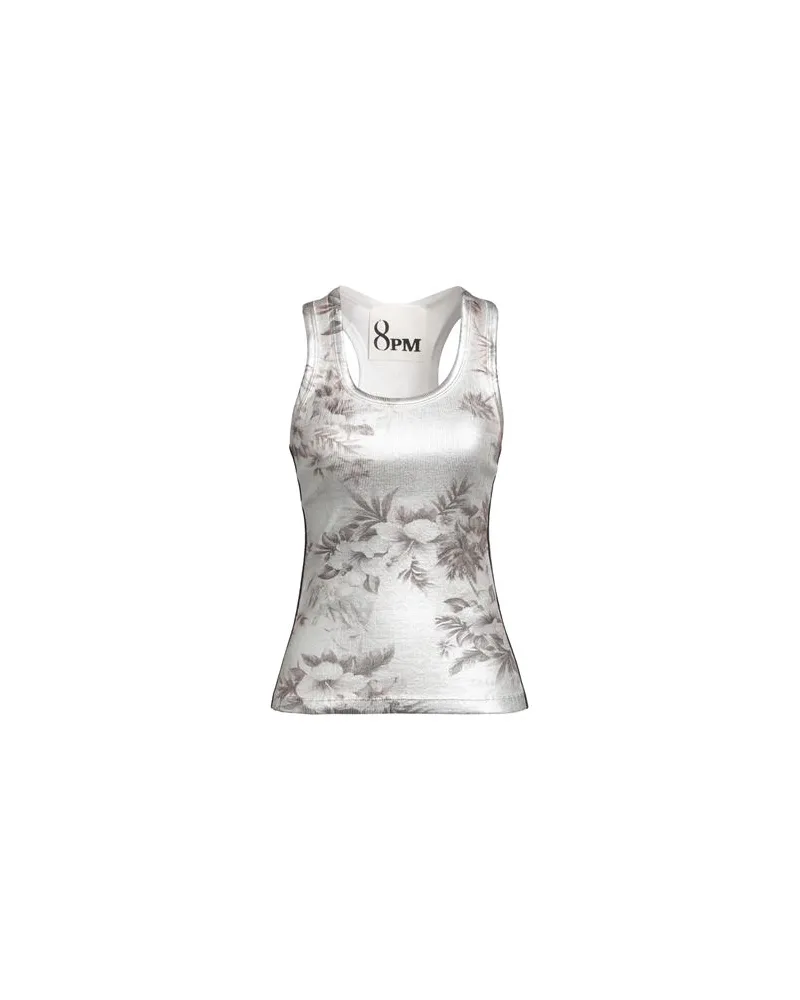 8PM TOPS - Tank Topsauf YOOX.COM Silber