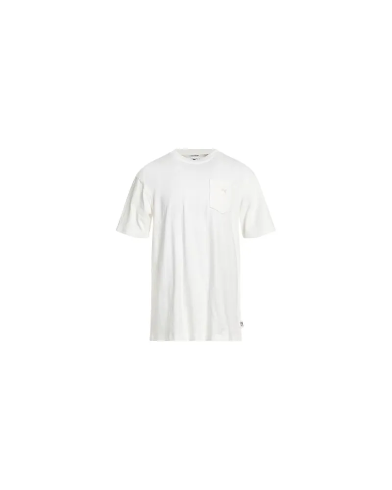 Puma MMQ Pocket Tee  - MMQ Pocket Tee - TOPS - T-shirtsauf YOOX.COM Elfenbein