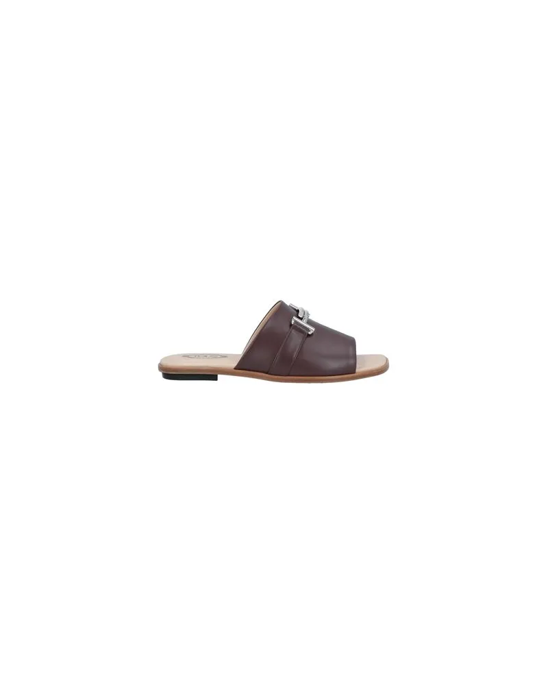 TOD'S SCHUHE - Sandalenauf YOOX.COM Schokobraun