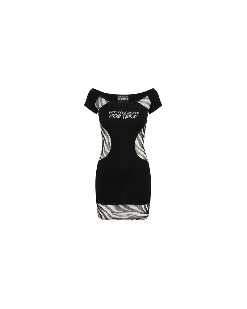 Versace Jeans KLEIDER - Mini-Kleiderauf YOOX.COM Schwarz