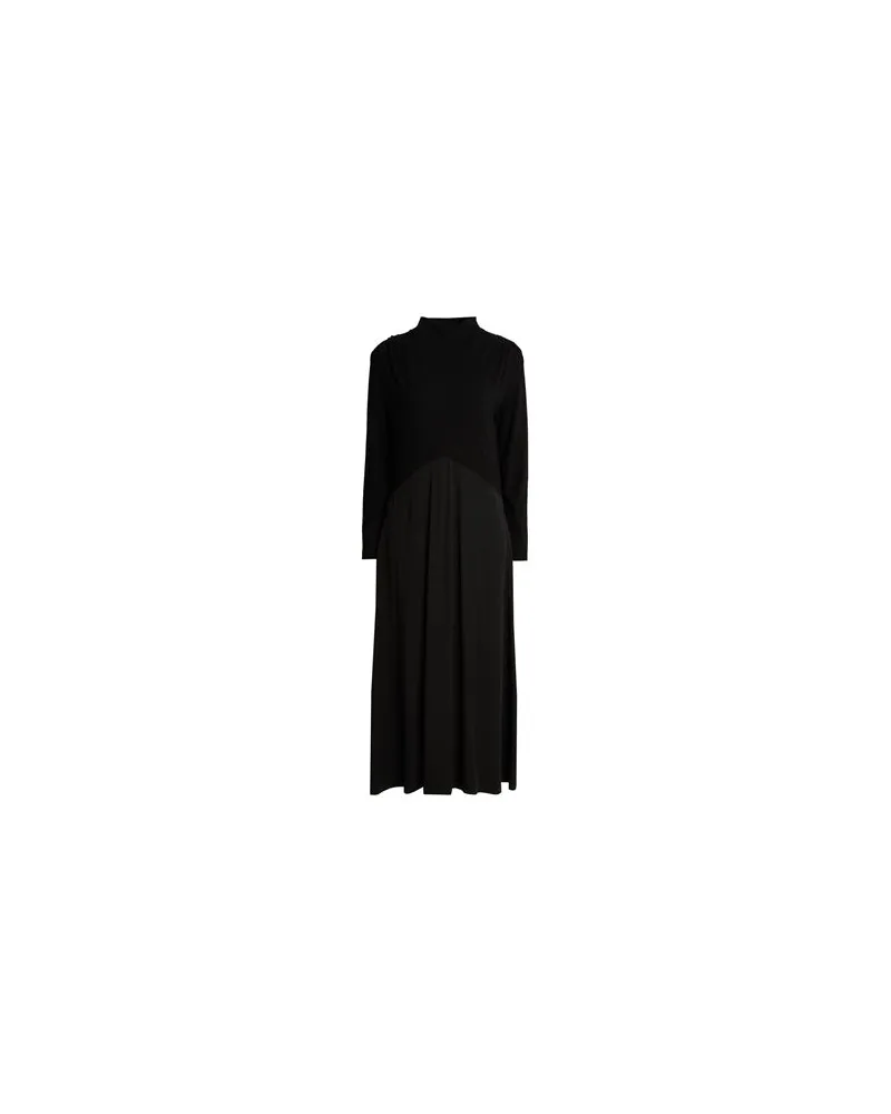 European Culture KLEIDER - Maxi-Kleiderauf YOOX.COM Schwarz
