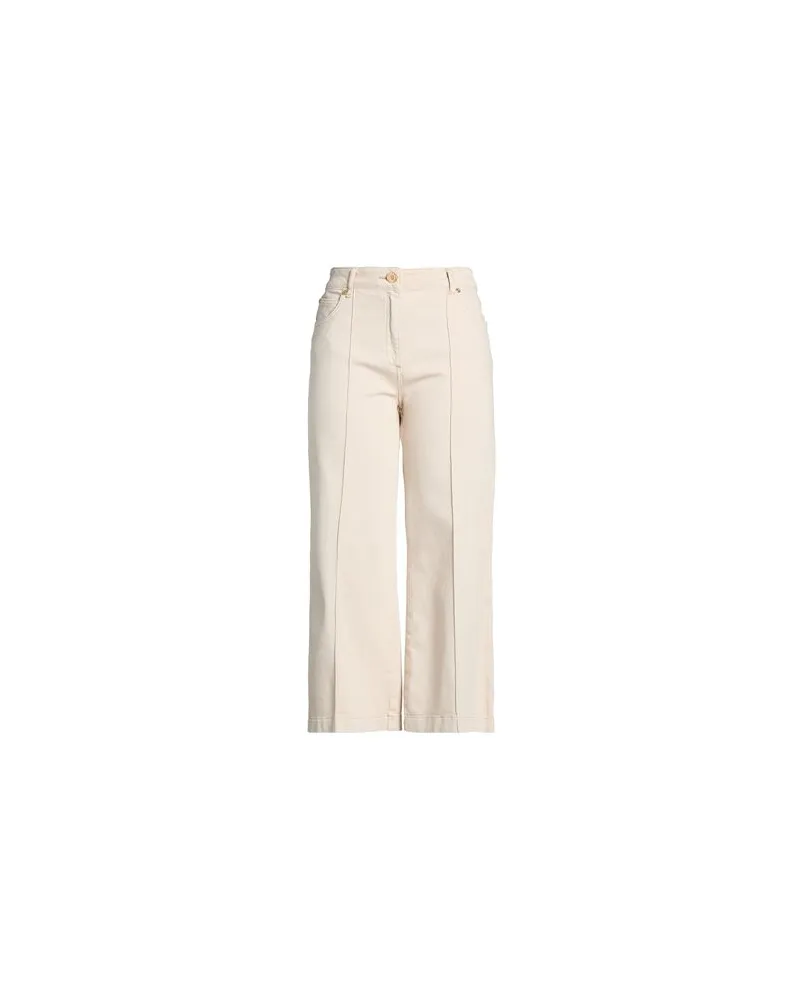 Luisa Spagnoli HOSEN & RÖCKE - Jeanshosenauf YOOX.COM Elfenbein