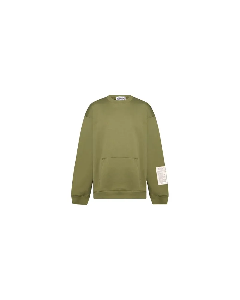 Moschino TOPS - Sweatshirtsauf YOOX.COM Militärgrün