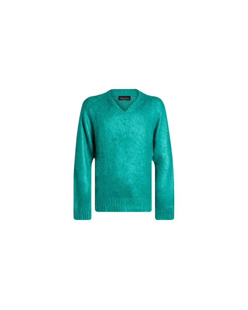 Roberto Collina STRICKWAREN - Pulloverauf YOOX.COM Smaragdgrün