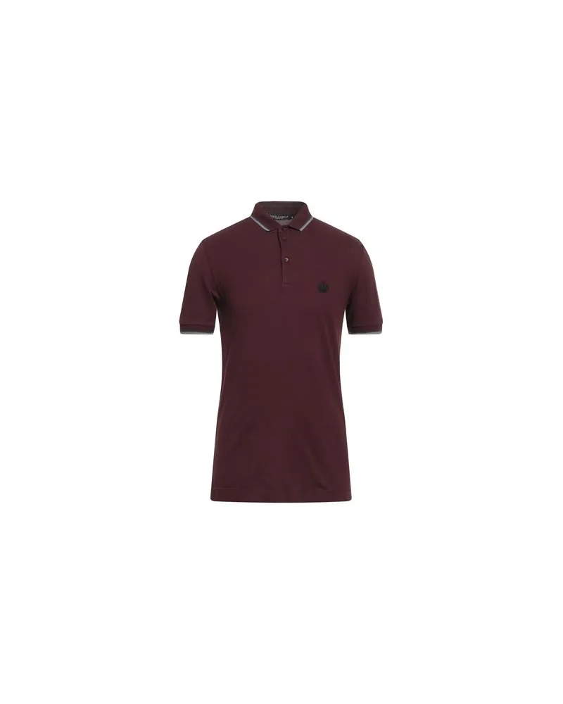 Dolce & Gabbana TOPS - Poloshirtsauf YOOX.COM Bordeaux