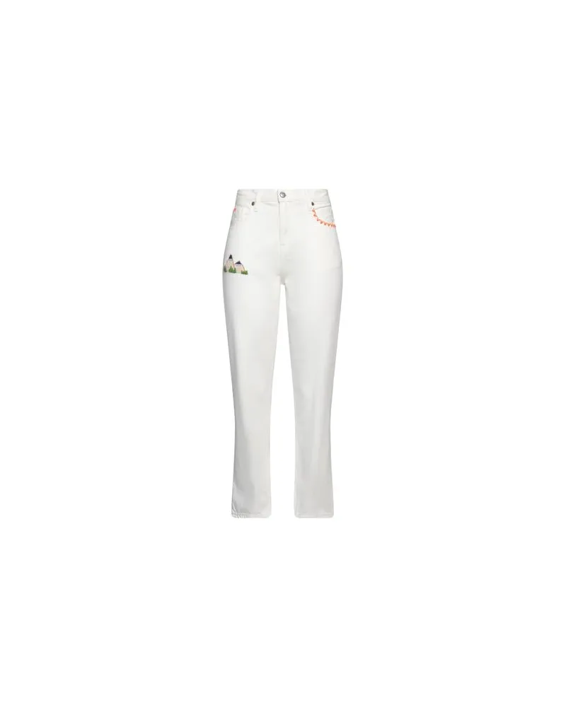 Roy Roger's HOSEN & RÖCKE - Jeanshosenauf YOOX.COM Weiß