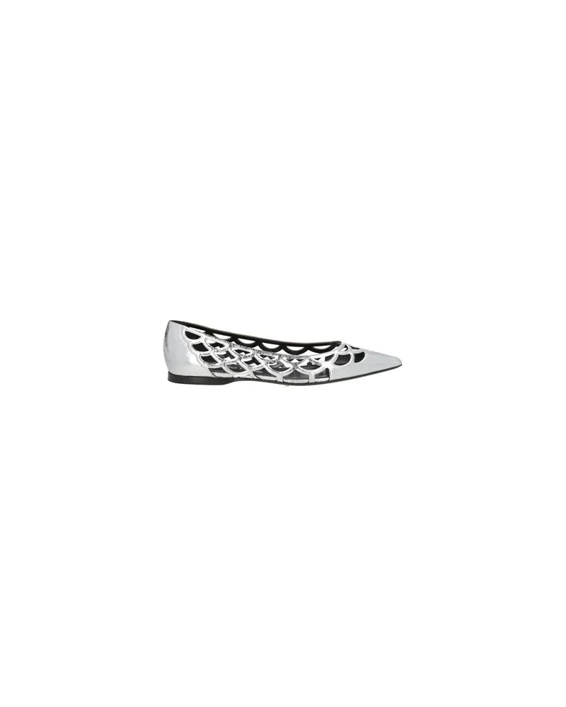 Sergio Rossi SCHUHE - Ballerinasauf YOOX.COM Silber