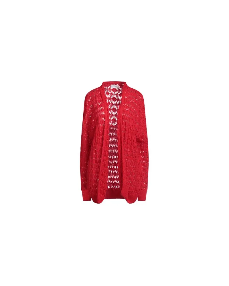 Soallure STRICKWAREN - Strickjackenauf YOOX.COM Rot
