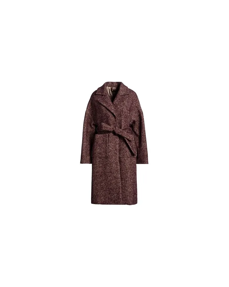 VIOLANTI JACKEN & MÄNTEL - Mäntelauf YOOX.COM Bordeaux