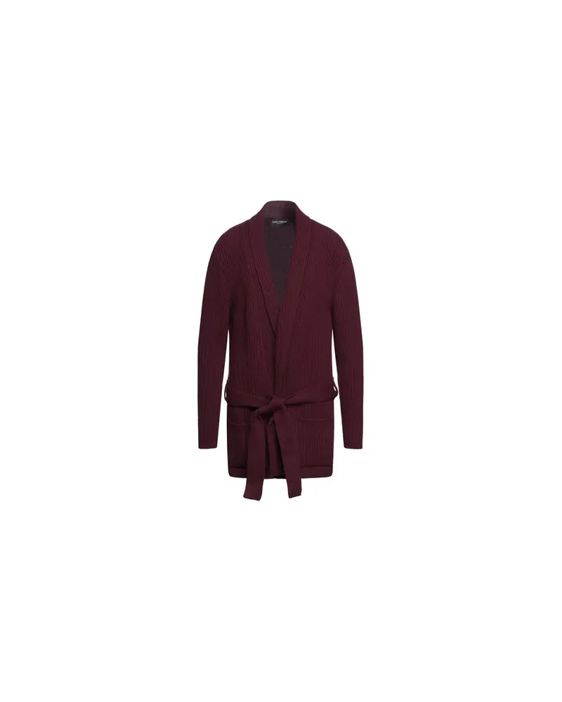 Dolce & Gabbana STRICKWAREN - Strickjackenauf YOOX.COM Bordeaux