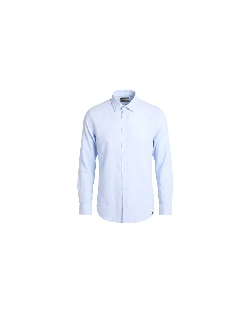 Emporio Armani TOPS - Hemdenauf YOOX.COM Himmelblau