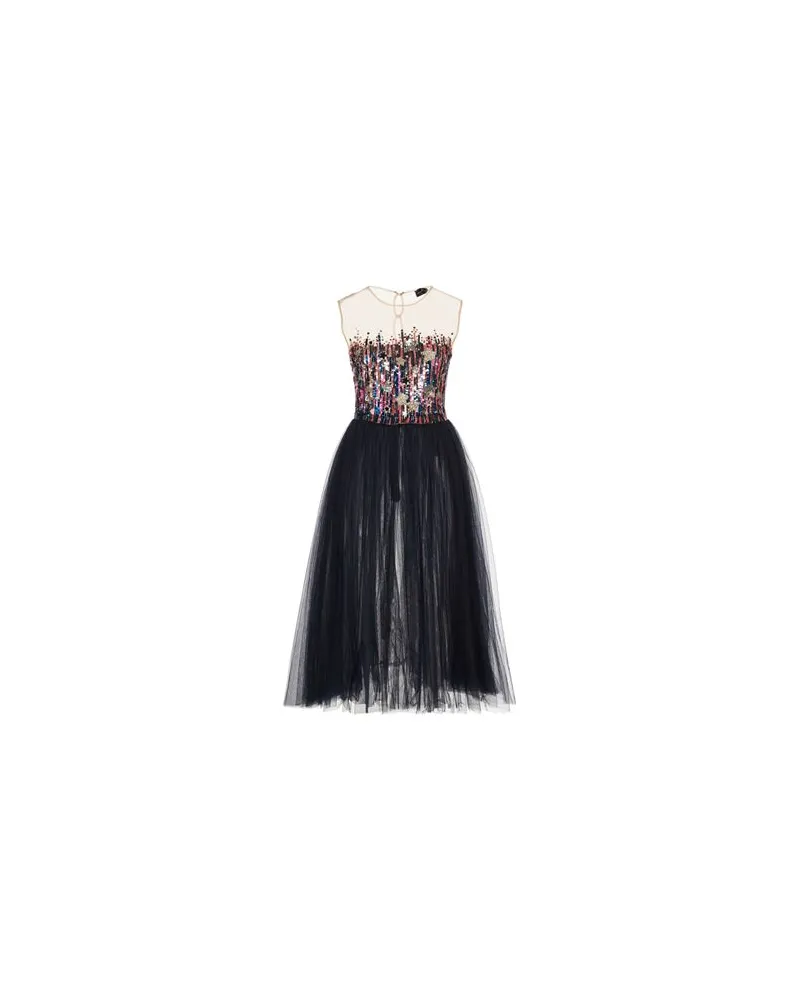 Elisabetta Franchi KLEIDER - Midi-Kleiderauf YOOX.COM Marineblau