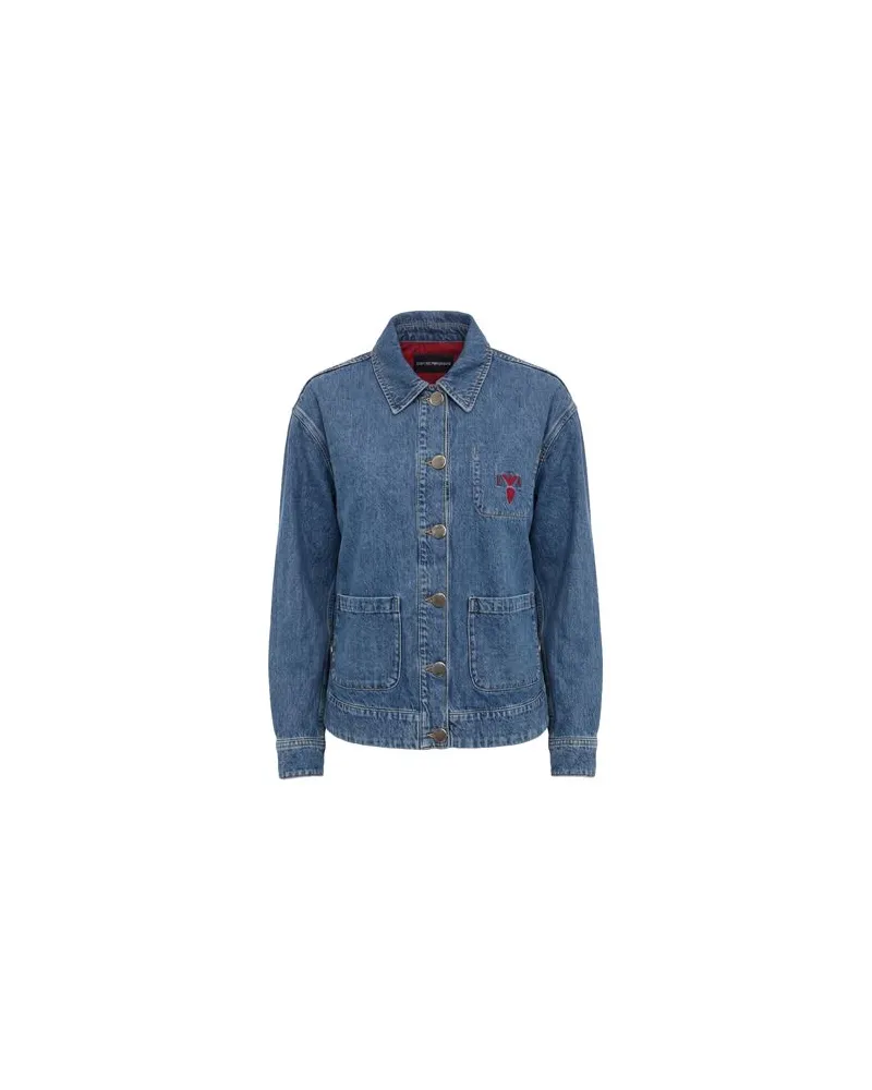 Emporio Armani JACKEN & MÄNTEL - Jeansjacken/Mäntelauf YOOX.COM Blau