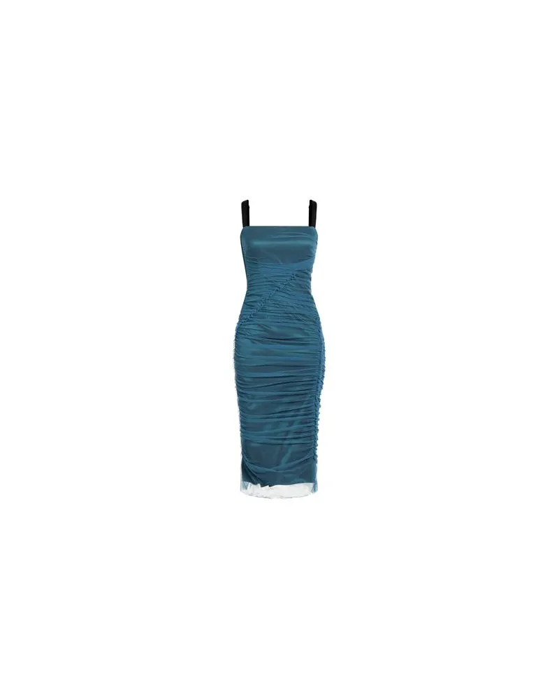 Dolce & Gabbana KLEIDER - Midi-Kleiderauf YOOX.COM Taubenblau