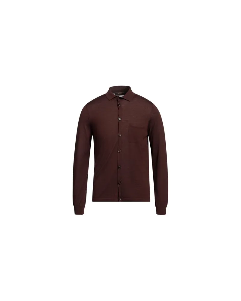 MOORER TOPS - Hemdenauf YOOX.COM Schokobraun