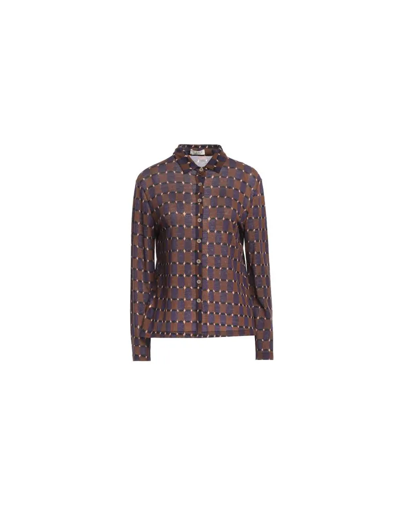 SIYU TOPS - Hemdenauf YOOX.COM Dunkelbraun
