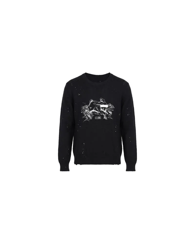 Maison Margiela STRICKWAREN - Pulloverauf YOOX.COM Schwarz