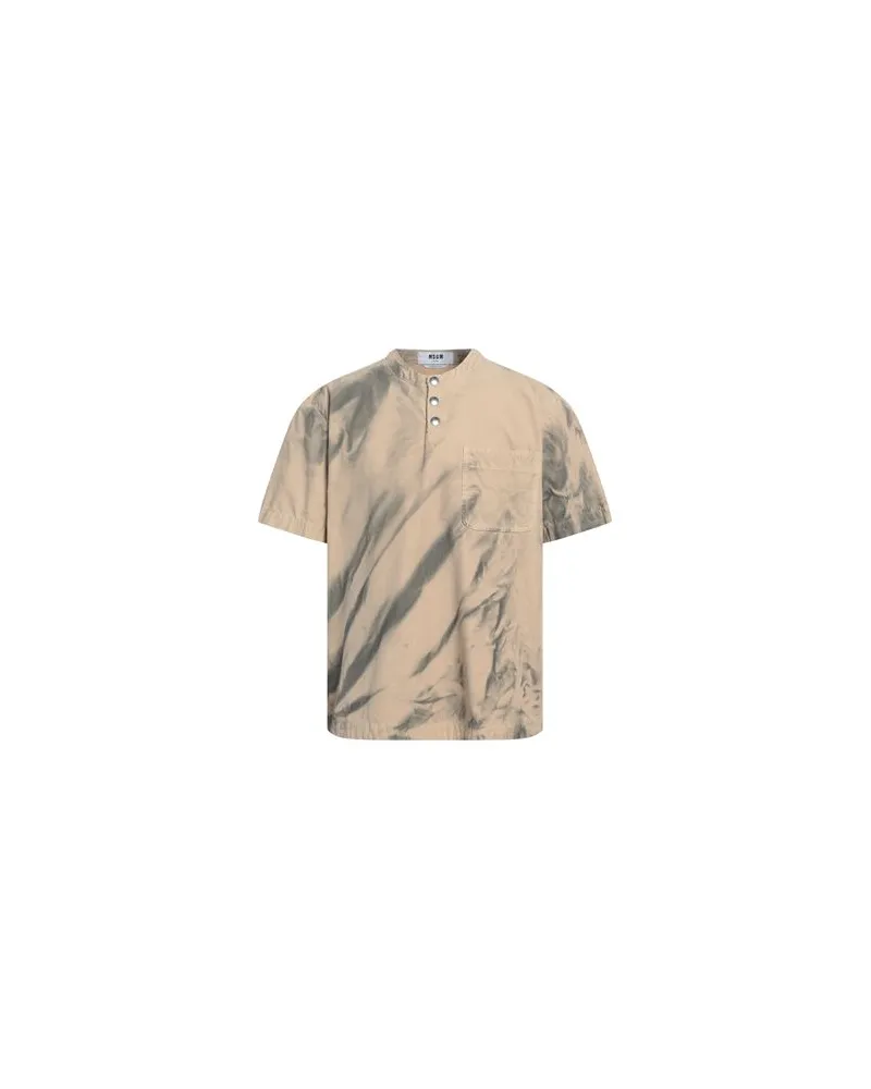 MSGM TOPS - Hemdenauf YOOX.COM Sand